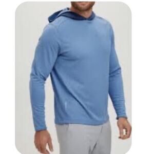 Zero Restriction Z425 Hoodie Mens Sz L New Blue Performance Lightweight Golf